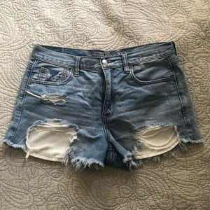 American Eagle Hi-rise denim shorts